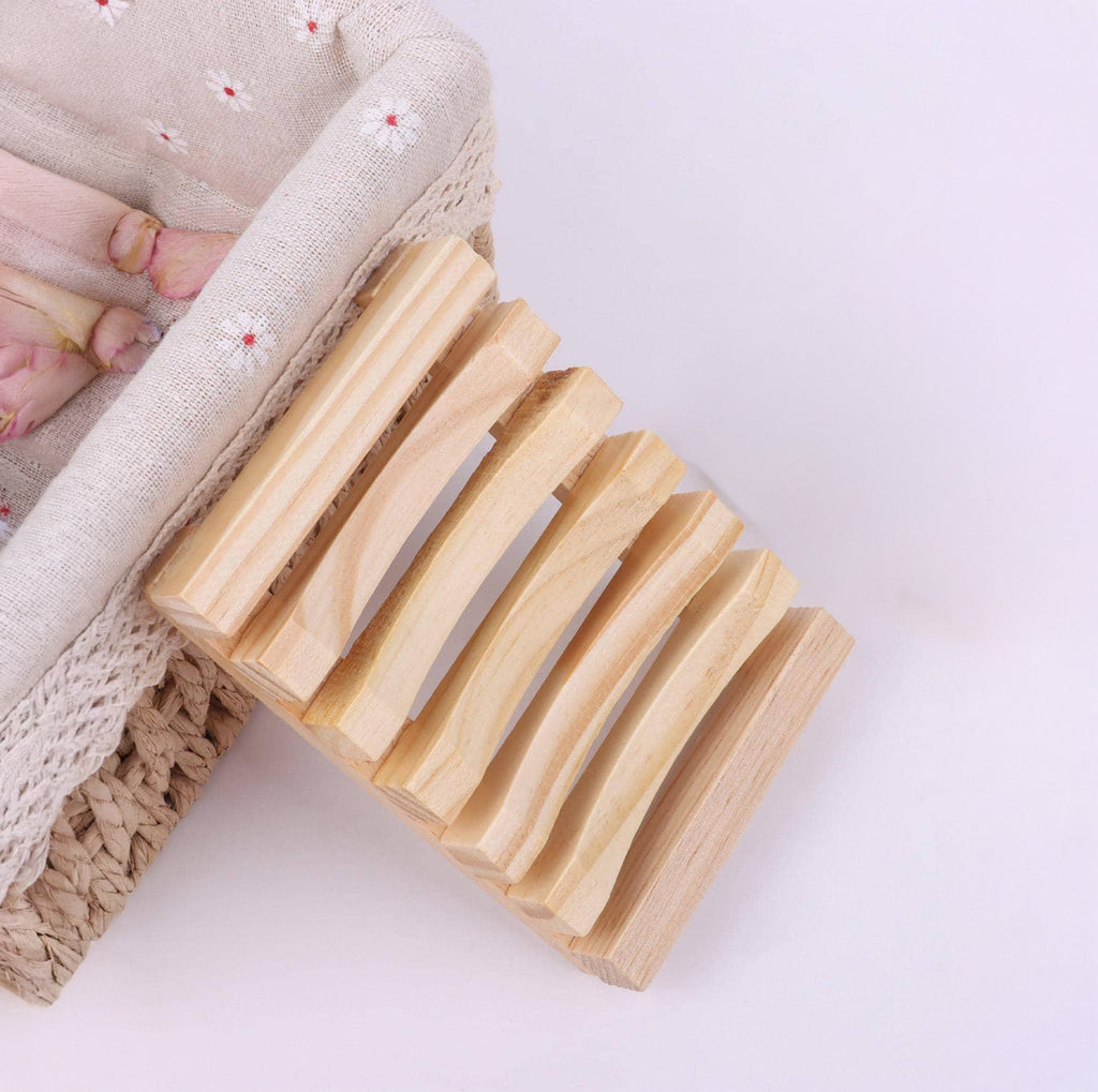 Wooden Soap Case Holder with Drain