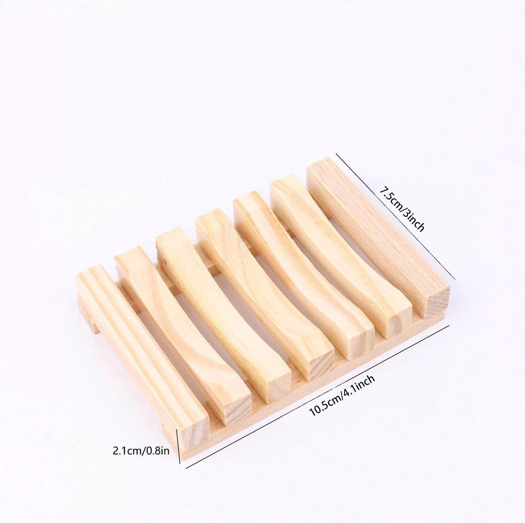Wooden Soap Case Holder with Drain